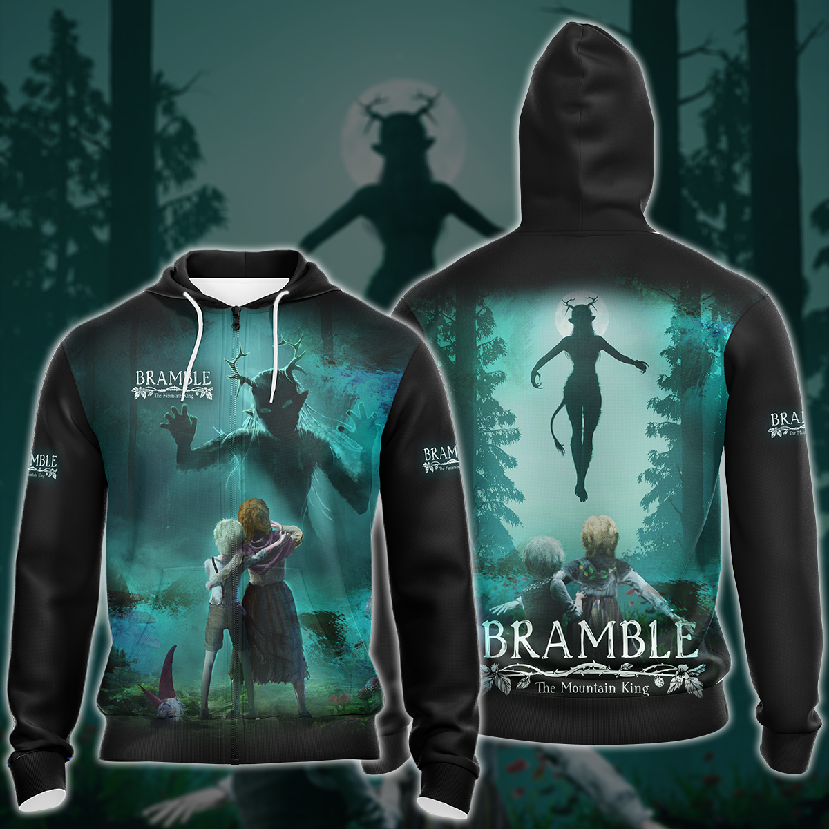 Bramble: The Mountain King Video Game 3D All Over Printed T-shirt Tank Top Zip Hoodie Pullover Hoodie Hawaiian Shirt Beach Shorts Jogger Zip Hoodie S