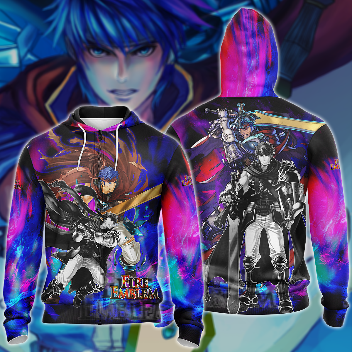 Fire Emblem: Path of Radiance - Ike Video Game 3D All Over Print T-shirt Tank Top Zip Hoodie Pullover Hoodie Hawaiian Shirt Beach Shorts Jogger Zip Hoodie S