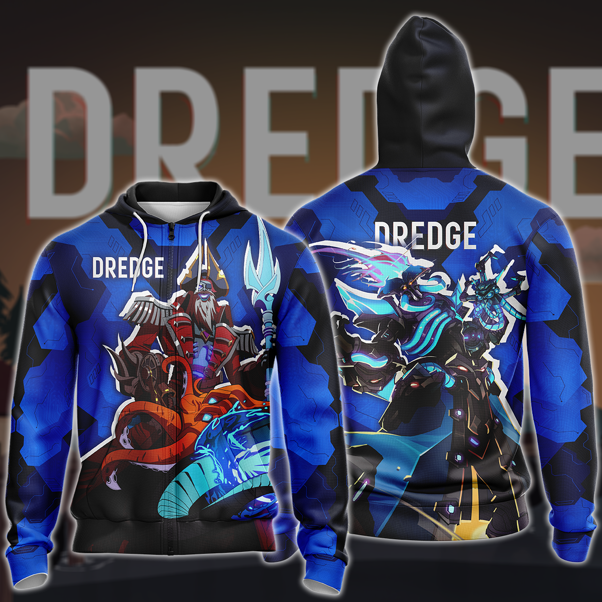 DREDGE Video Game 3D All Over Printed T-shirt Tank Top Zip Hoodie Pullover Hoodie Hawaiian Shirt Beach Shorts Jogger Zip Hoodie S