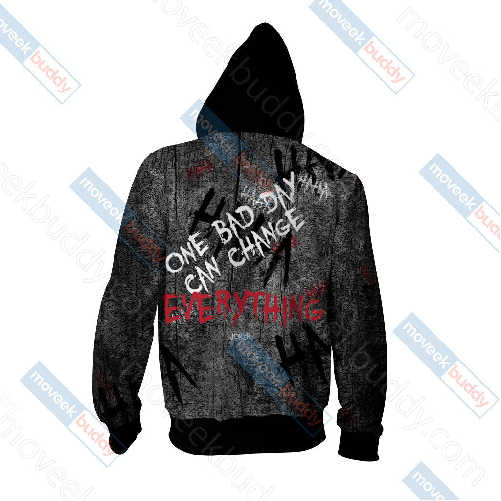 Joker - One bad day can change everything Unisex 3D T-shirt