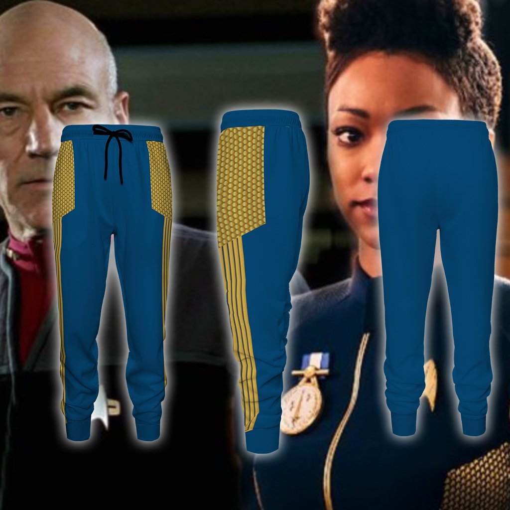 Star Trek: Discovery Uniforms Cosplay Jogging Pants S