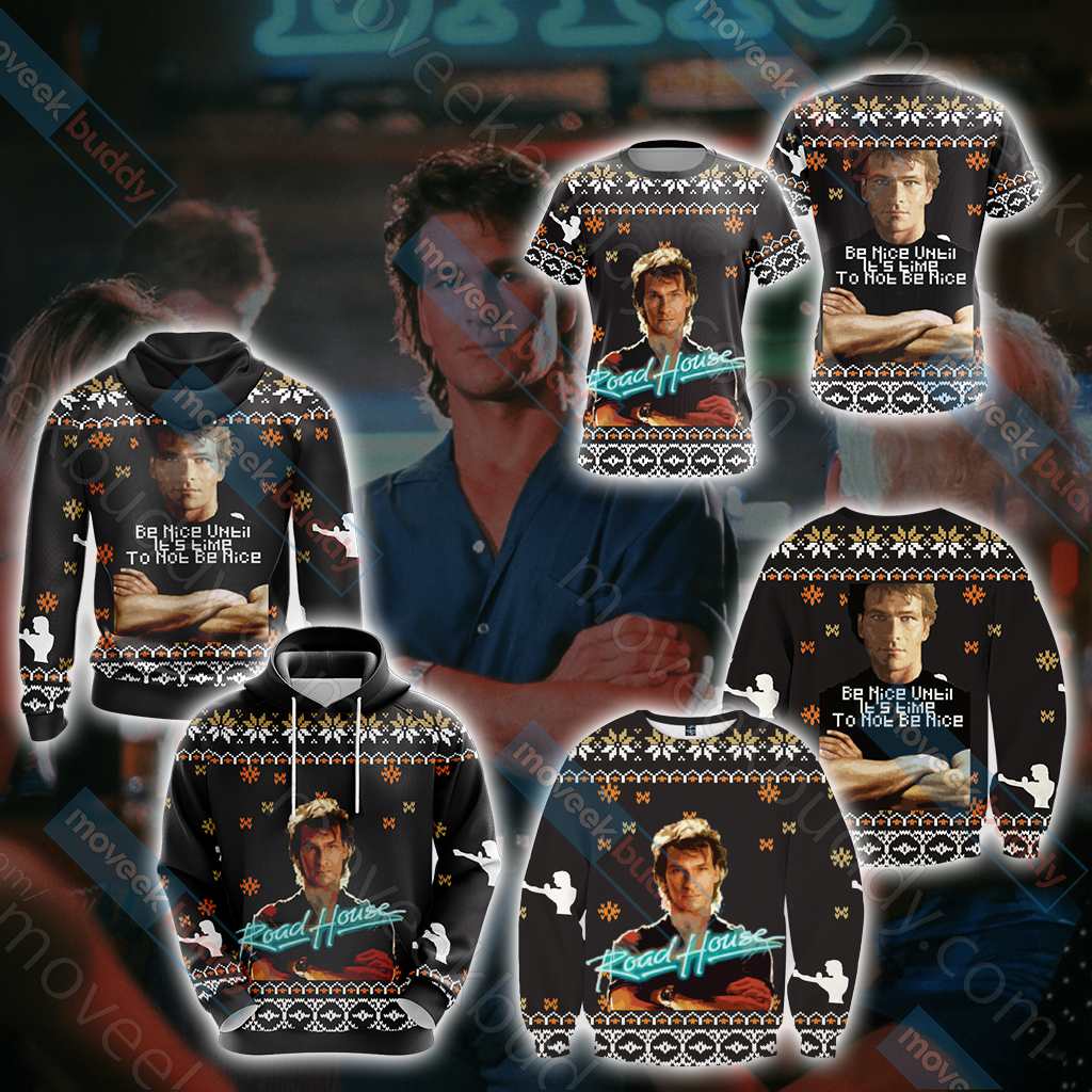 Road House Patrick Swayze 3D Sweater