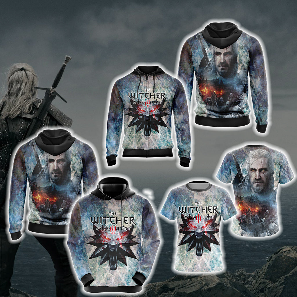 The Witcher Wild Hunt Unisex 3D T-shirt