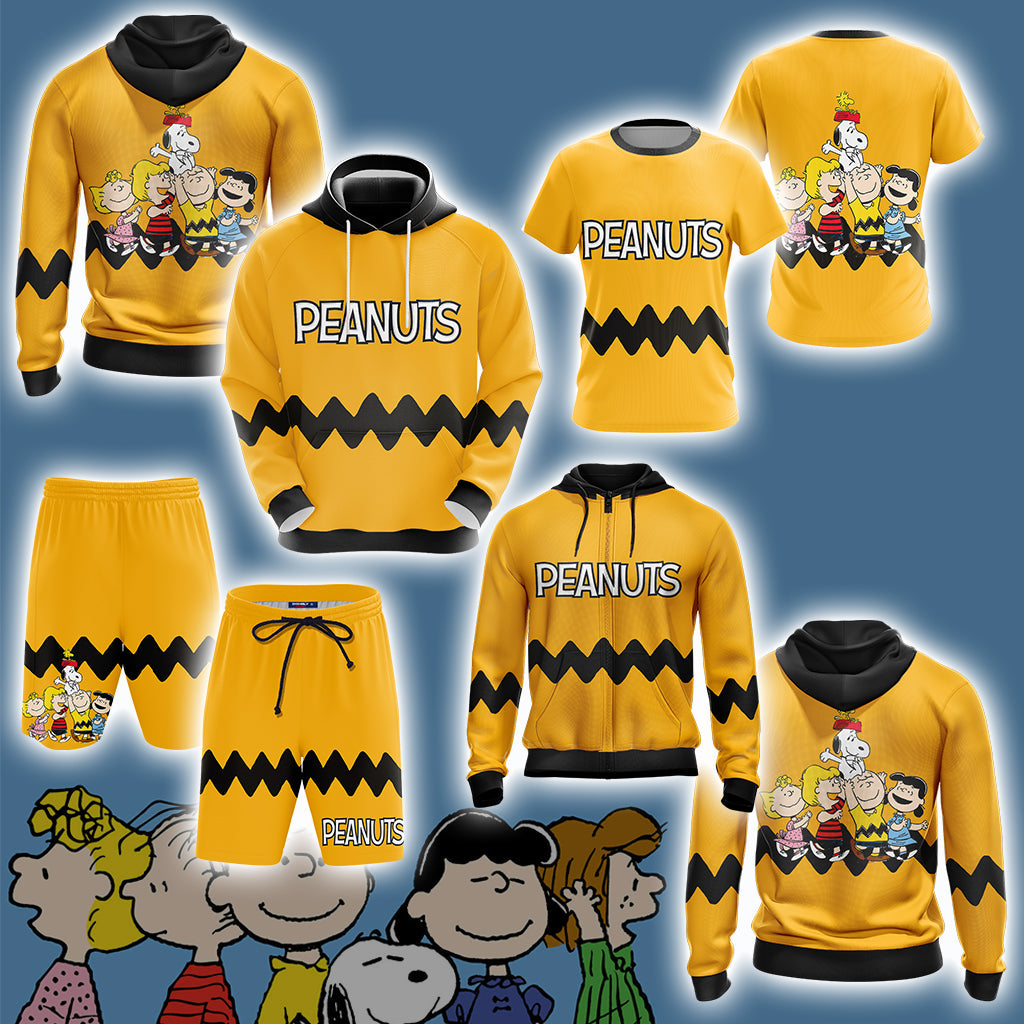 Peanuts Character Unisex 3D T-shirt