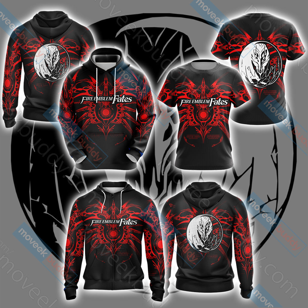 Fire Emblem Fates - Dragon Symbol Unisex 3D T-shirt