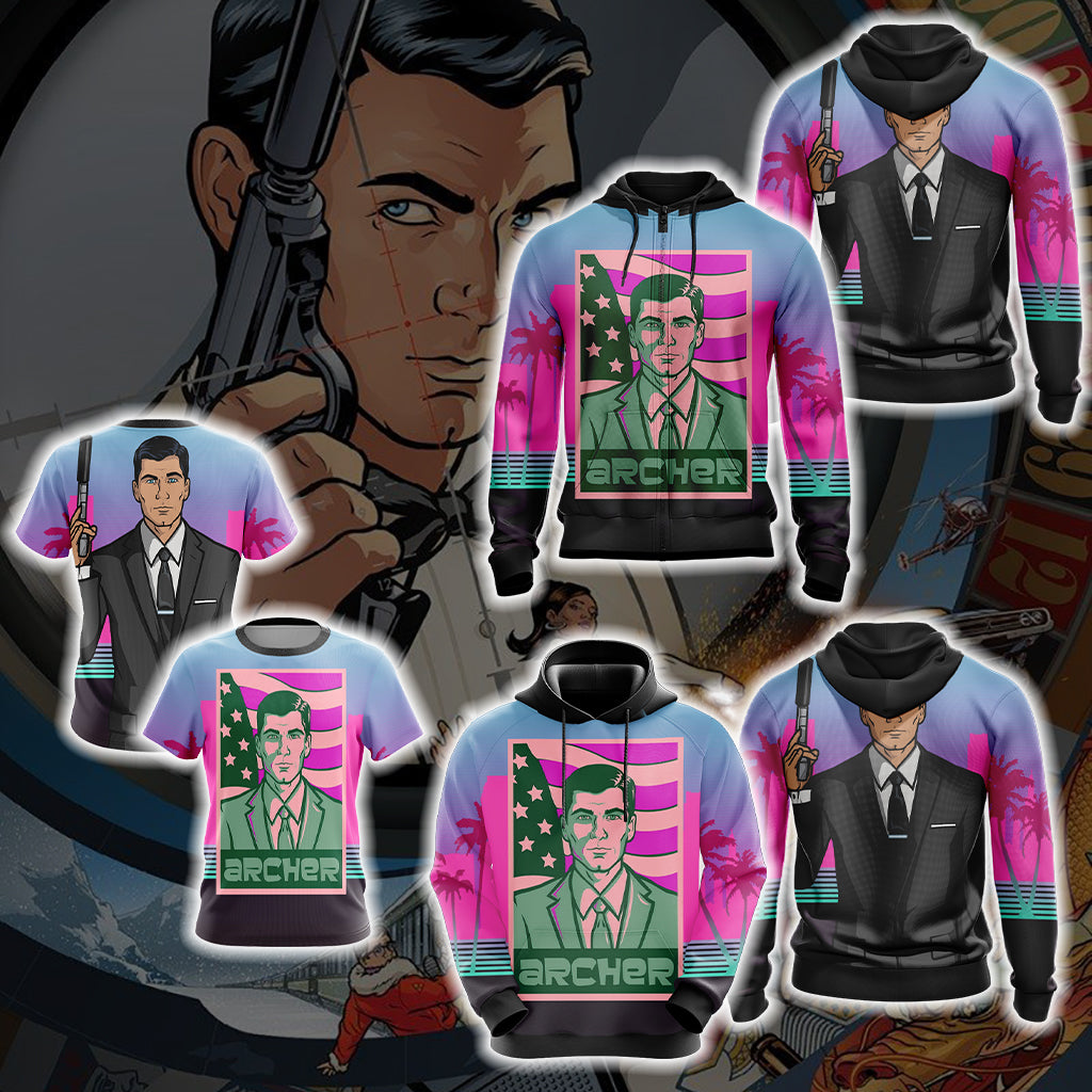 Archer (TV series) Unisex 3D T-shirt