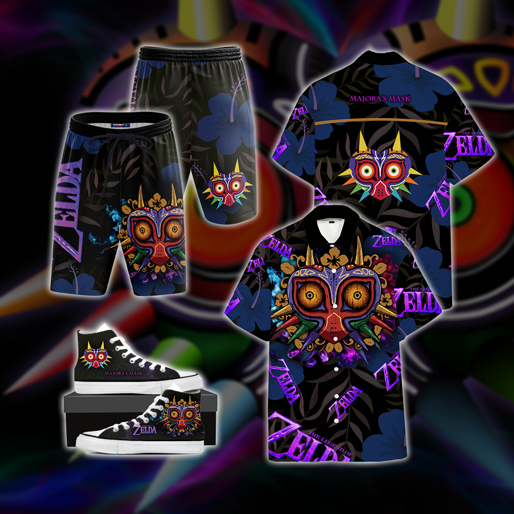 The legend of Zelda: Majora's Mask High Top Shoes