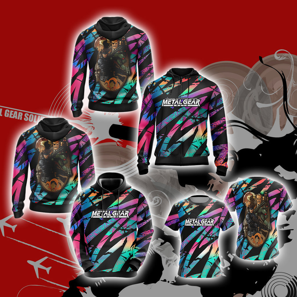 Metal Gear New Version Unisex 3D T-shirt