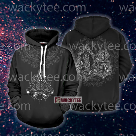 Harry Potter Platform 9 3/4 3D Hoodie S