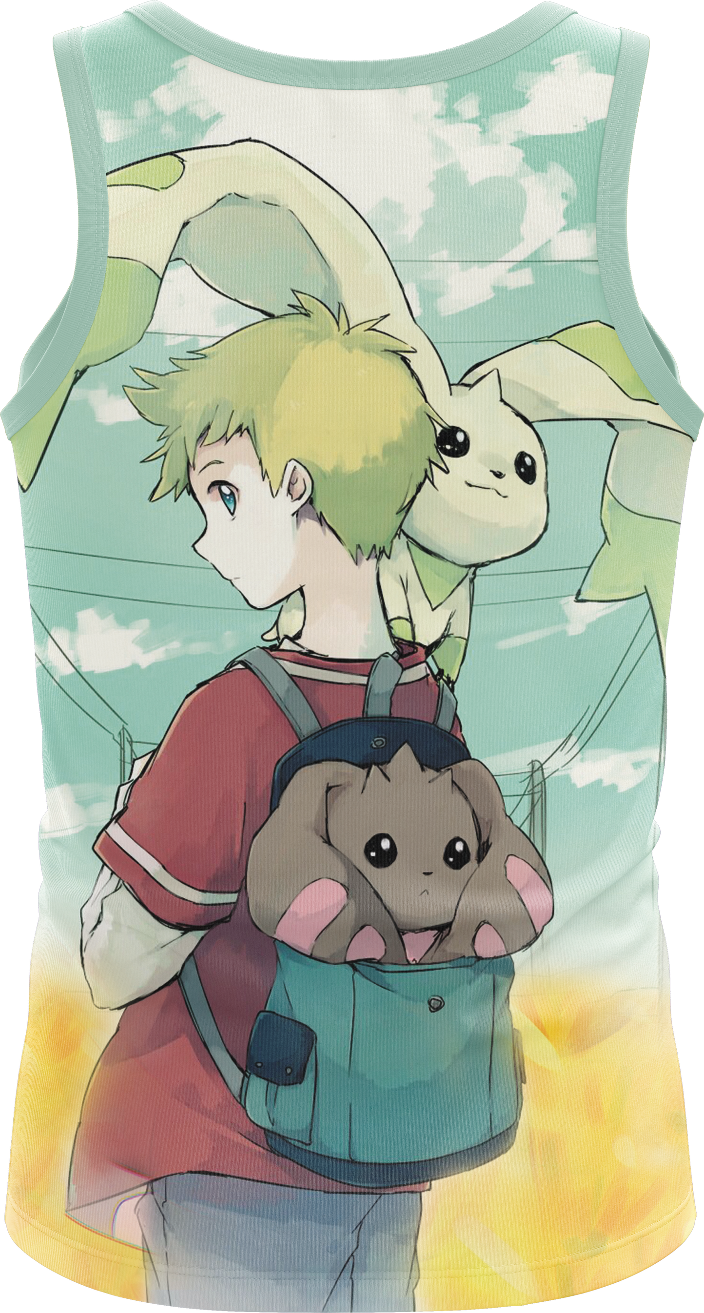 Digimon Terriermon And Lopmon Unisex 3D T-shirt
