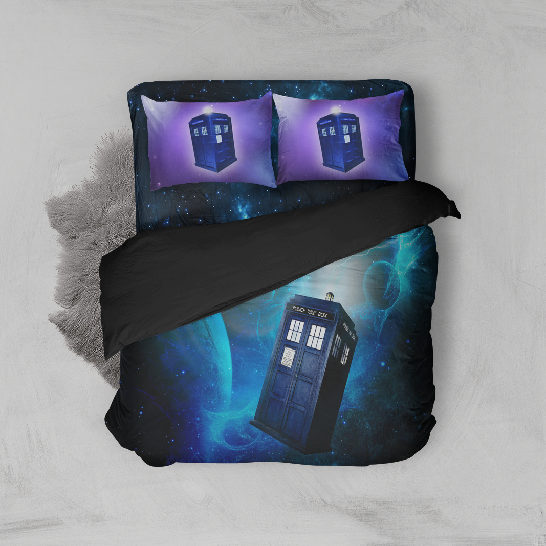 Doctor Who TARDIS Bed Set Twin (3PCS)