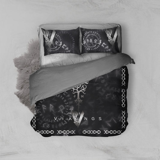 Vikings - Vegvisir Bed Set Twin (3PCS)