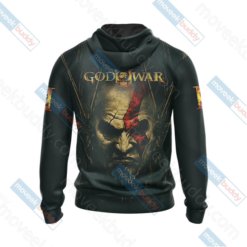 God Of War 3 Kratos Unisex 3D T-shirt