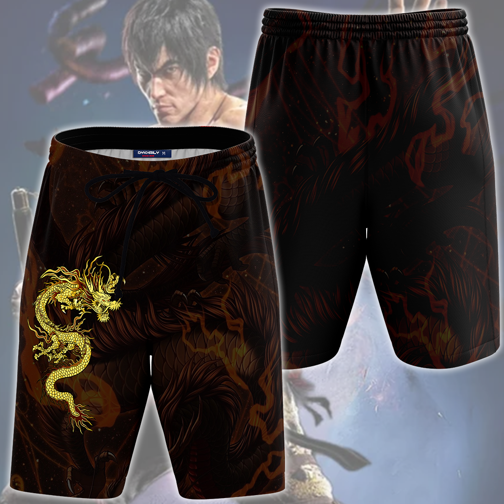 Tekken 8 Law Video Game All Over Printed T-shirt Tank Top Zip Hoodie Pullover Hoodie Hawaiian Shirt Beach Shorts Joggers Beach Shorts S