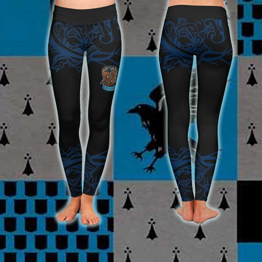 Wise Like A Ravenclaw Harry Potter 3D Leggings S