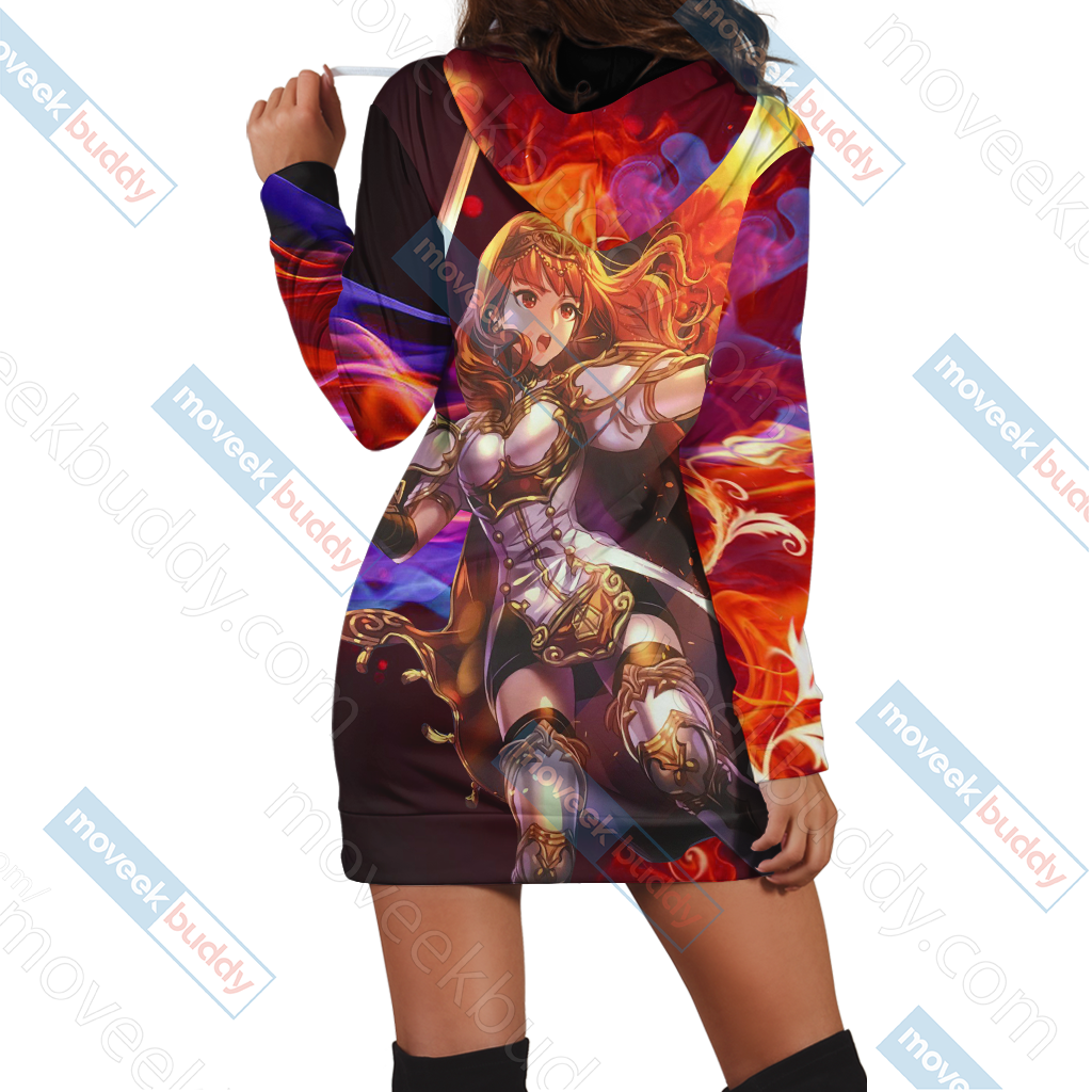 Fire Emblem Celica 3D Hoodie Dress