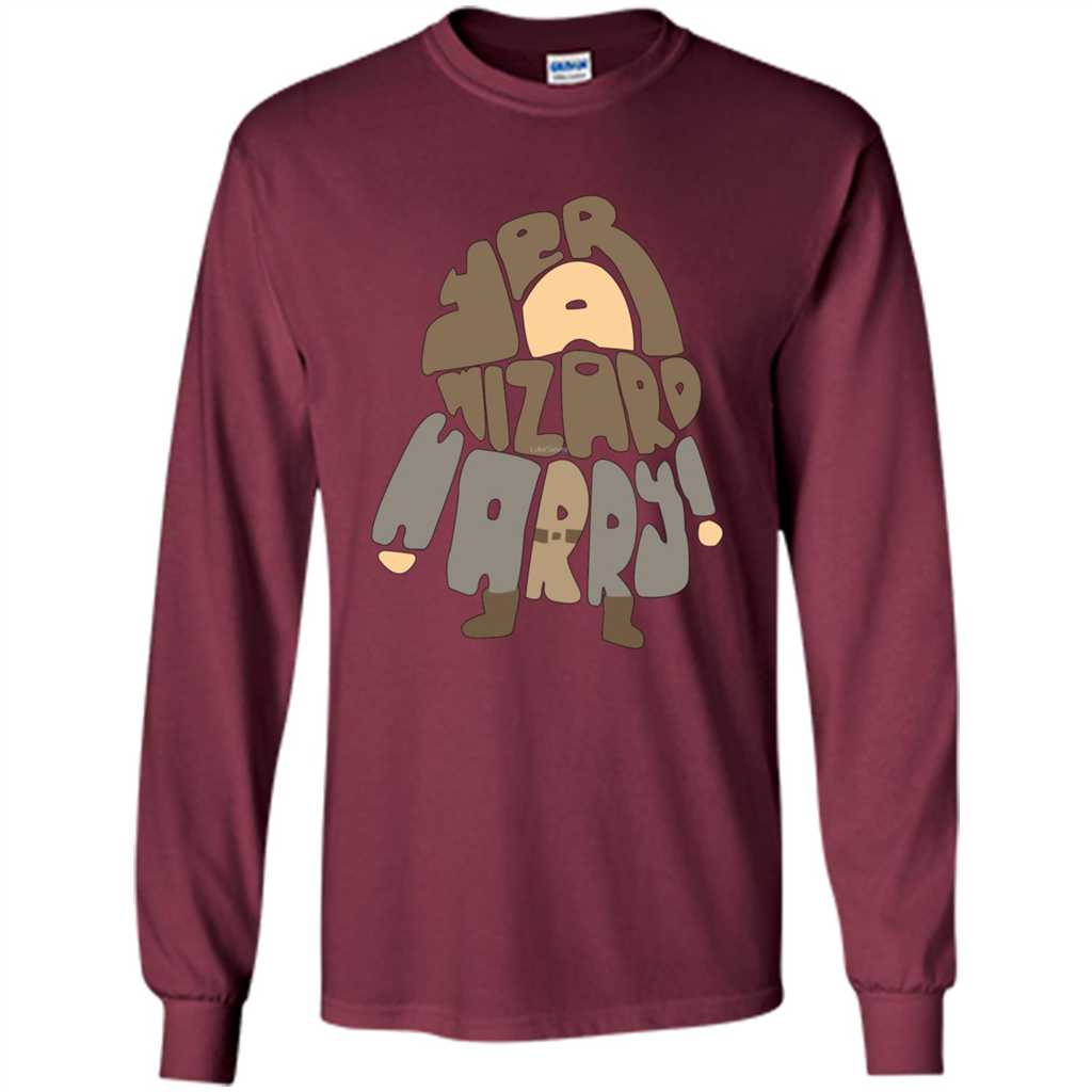 Movies T-shirt Yer A Wizard Harry Maroon S