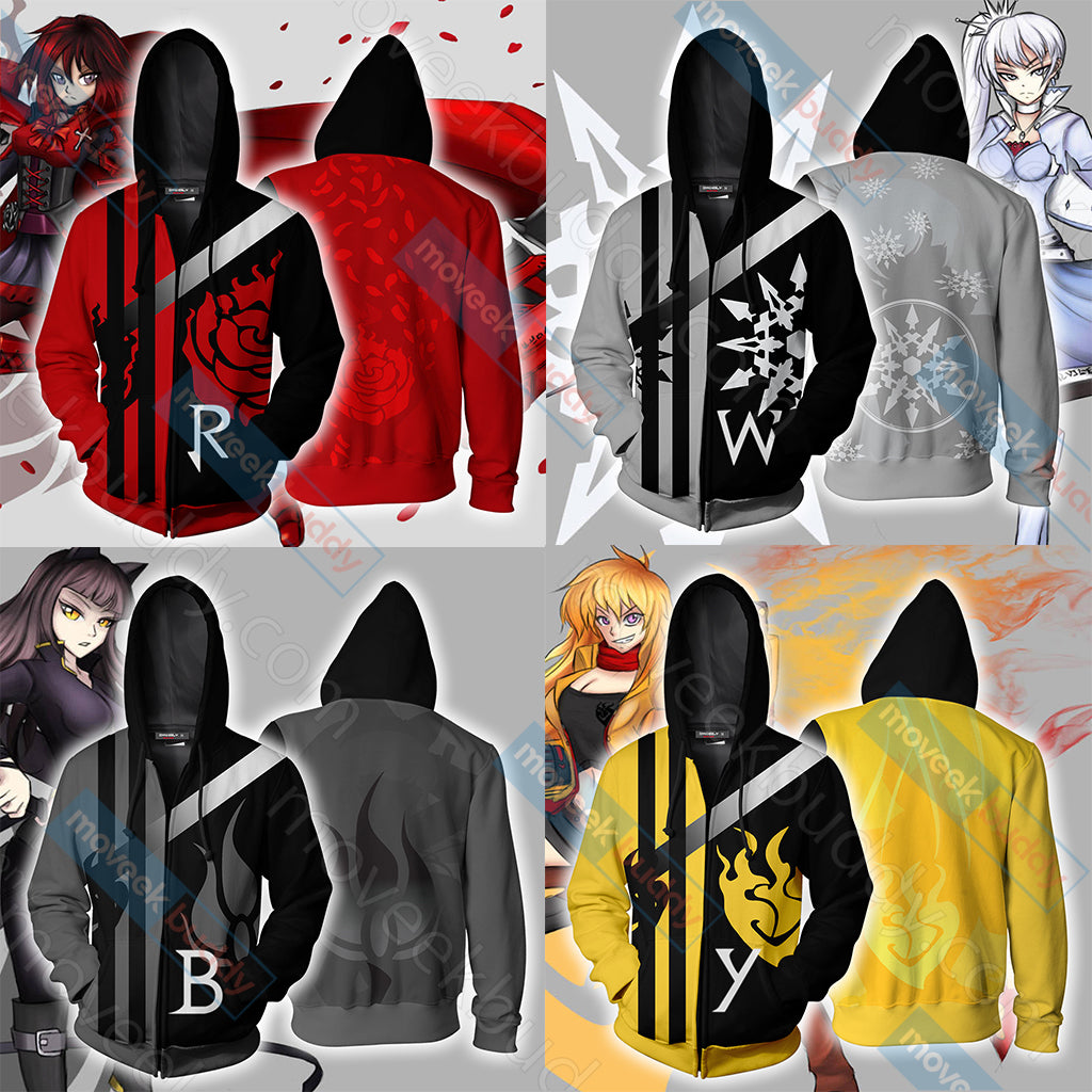 RWBY Blake Belladonna Zip Up Hoodie