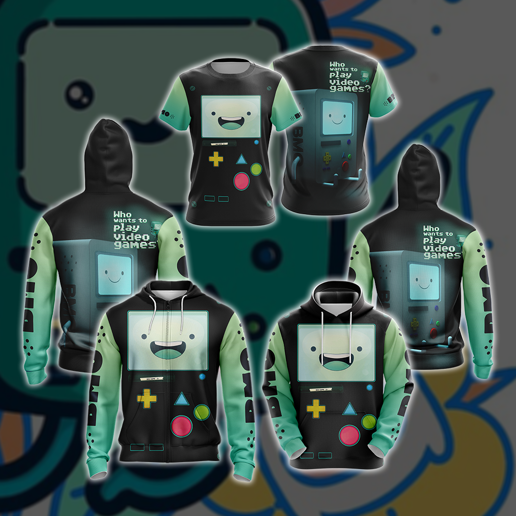 Adventure Time BMO Style Unisex 3D T-shirt