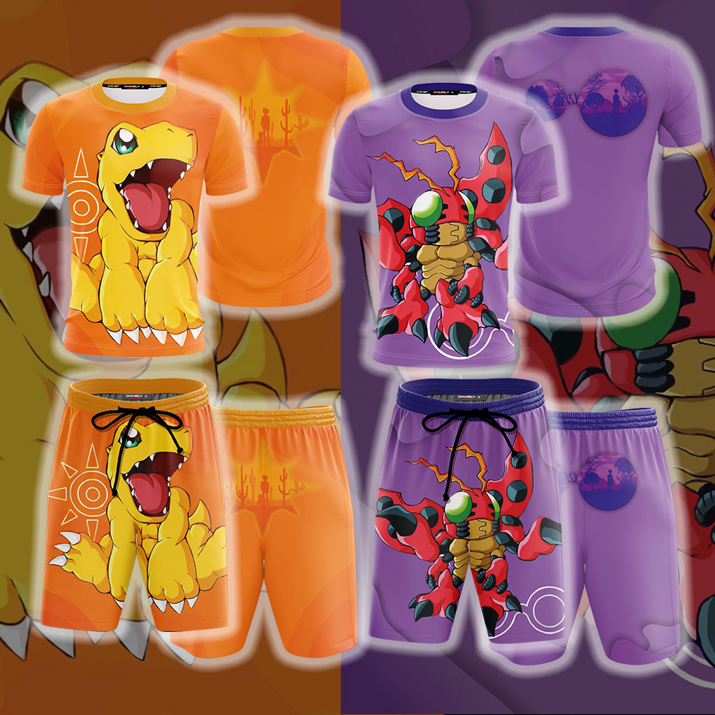 Digimon Agumon Unisex 3D T-shirt