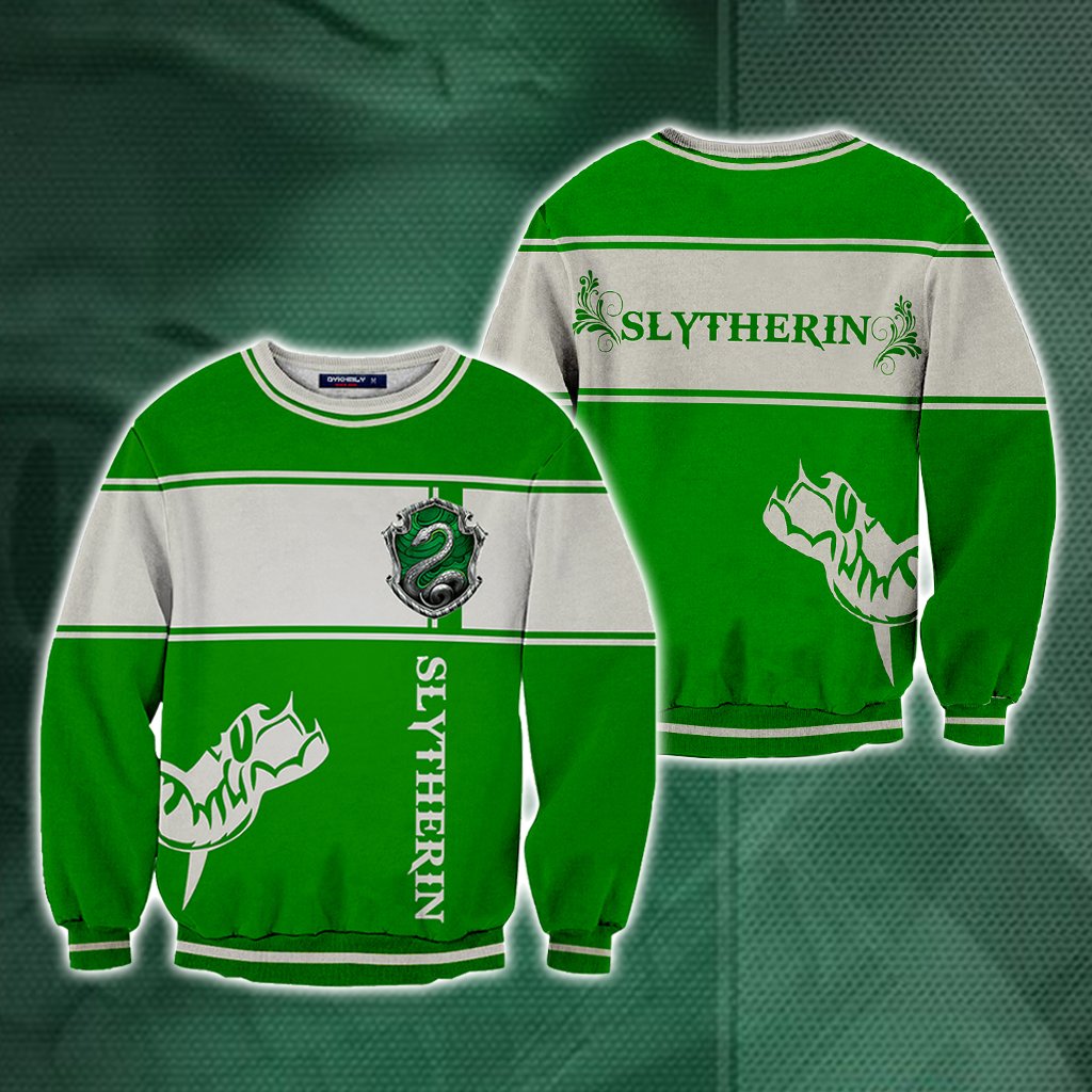 Slytherin Harry Potter 3D Sweater S