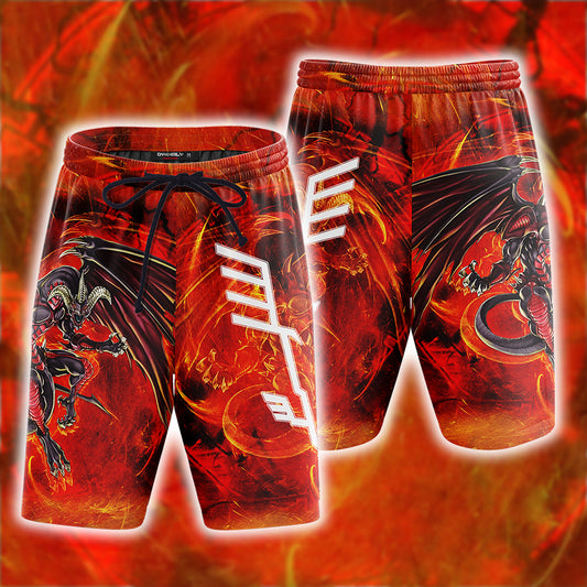 Yu-Gi-Oh! Red Dragon Archfiend  The Mark Of The Wings Beach Shorts S