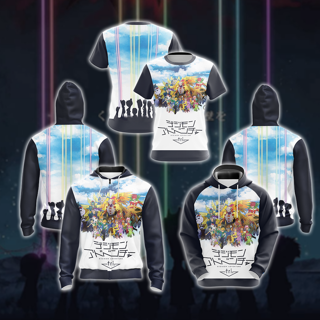 Digimon New Version Unisex 3D T-shirt