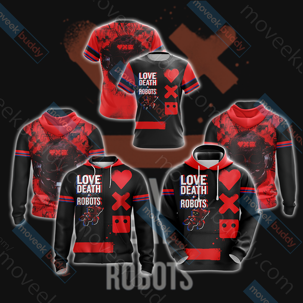 Love, Death & Robots Unisex 3D T-shirt