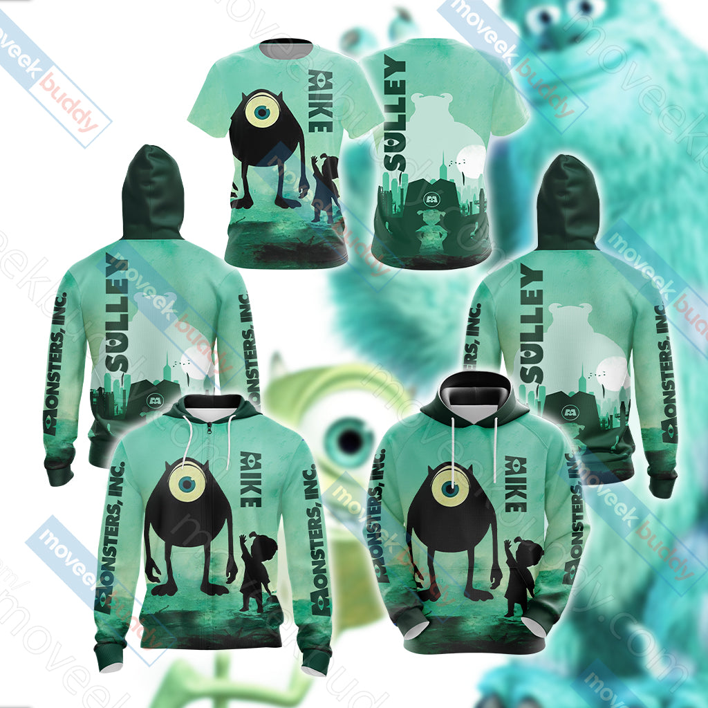 Monsters, Inc. Unisex 3D T-shirt