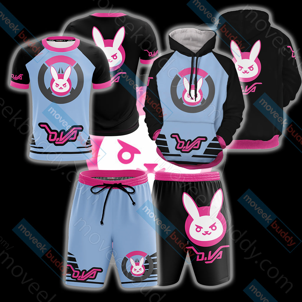 Overwatch - D.Va Symbol 3D Beach Shorts