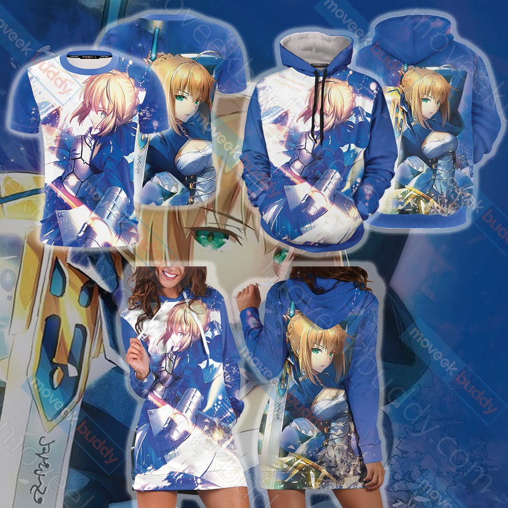 Fate/ Stay Night - Saber 3D Hoodie Dress