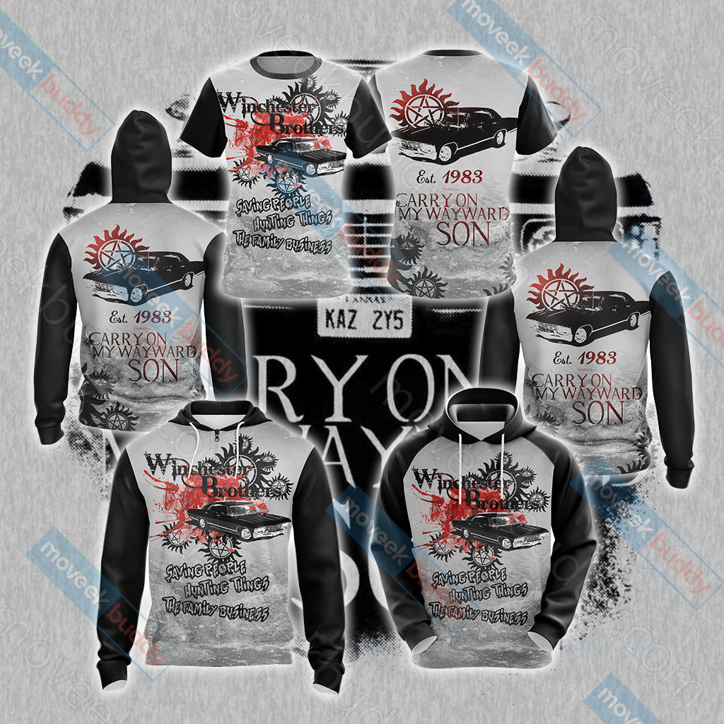 Supernatural - Winchester Unisex 3D T-shirt