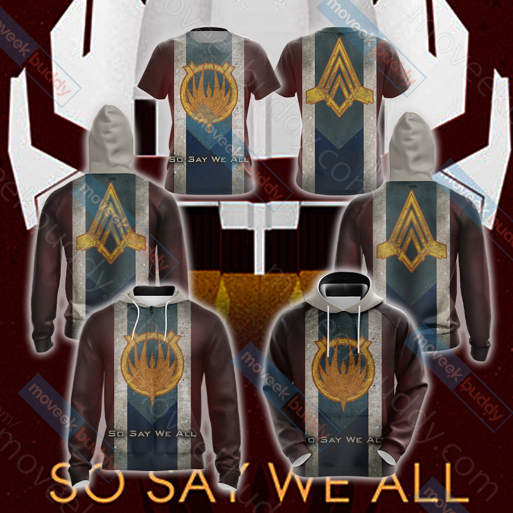 Battlestar Galactica New Version Unisex 3D T-shirt