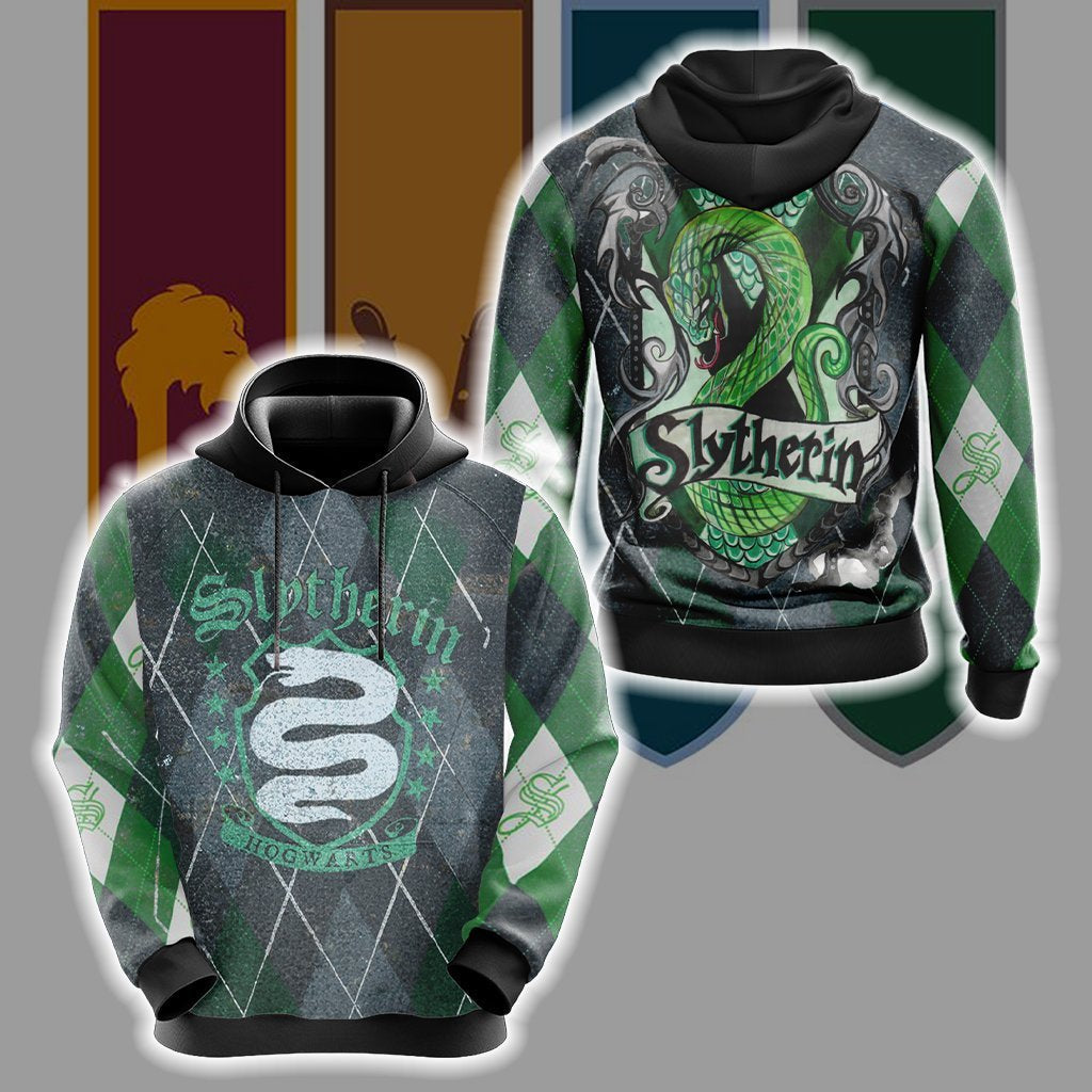 Cunning Like A Slytherin Harry Potter New Version 2 Unisex 3D T-shirt Hoodie S