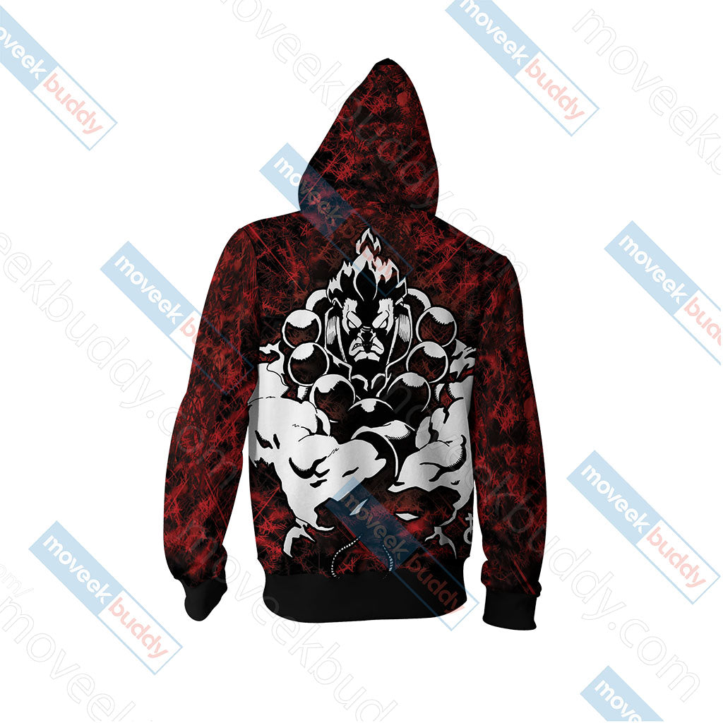 Street Fighter Akuma Unisex 3D T-shirt