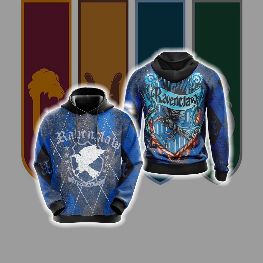 Wise Like A Ravenclaw Harry Potter New Version 2 Unisex 3D T-shirt Hoodie S