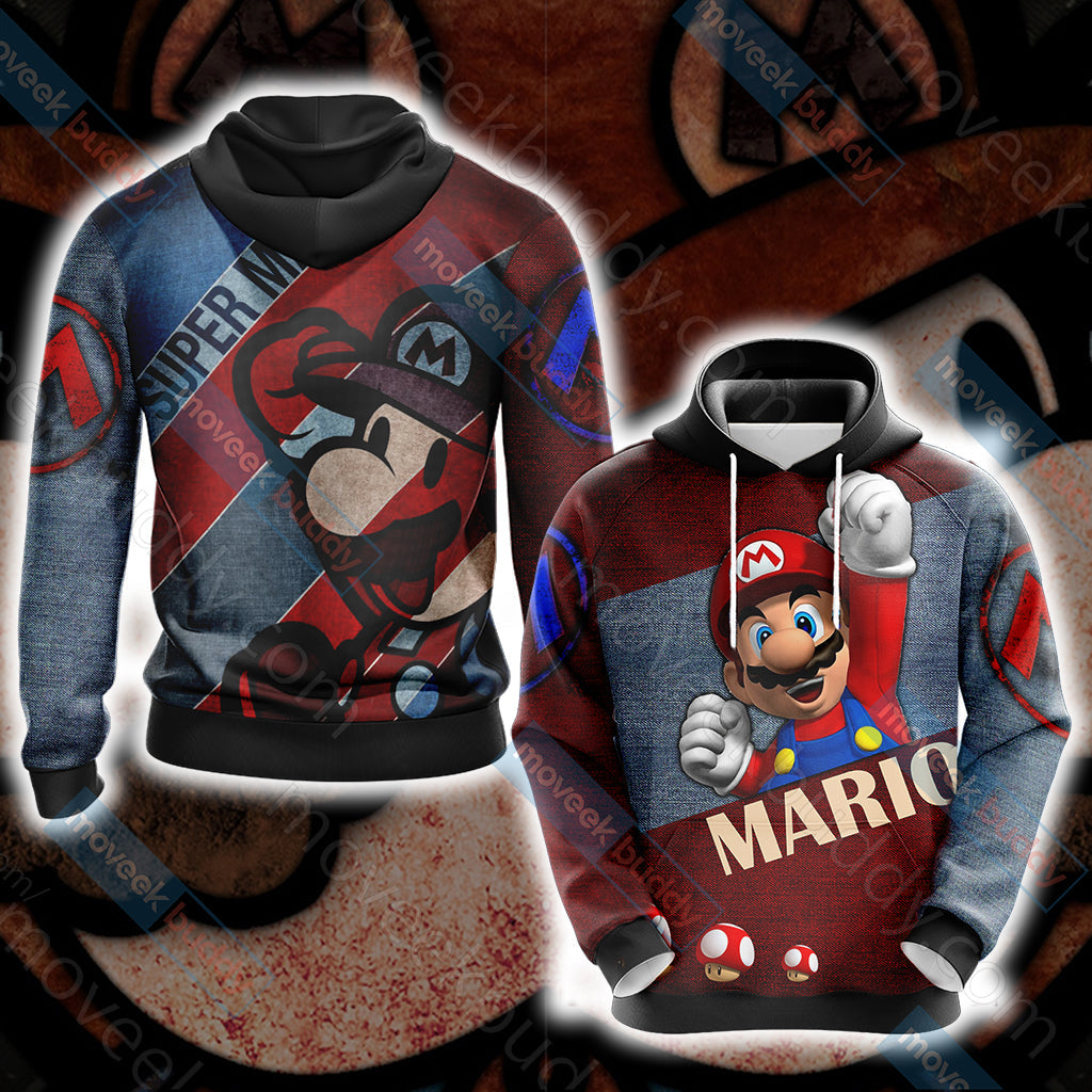 Mario New Style Unisex 3D T-shirt Hoodie S