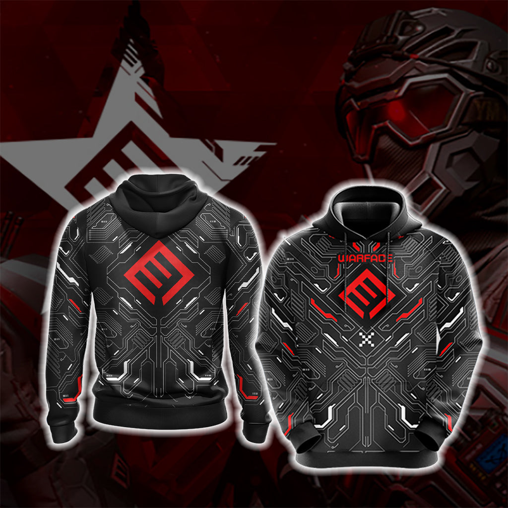 Warface Blackwood Logo Unisex 3D T-shirt Hoodie S