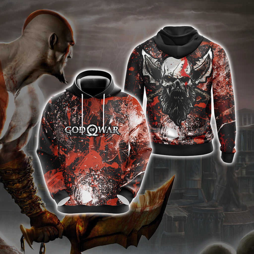 God Of War - Kratos New Version 2020 Unisex 3D T-shirt Hoodie S