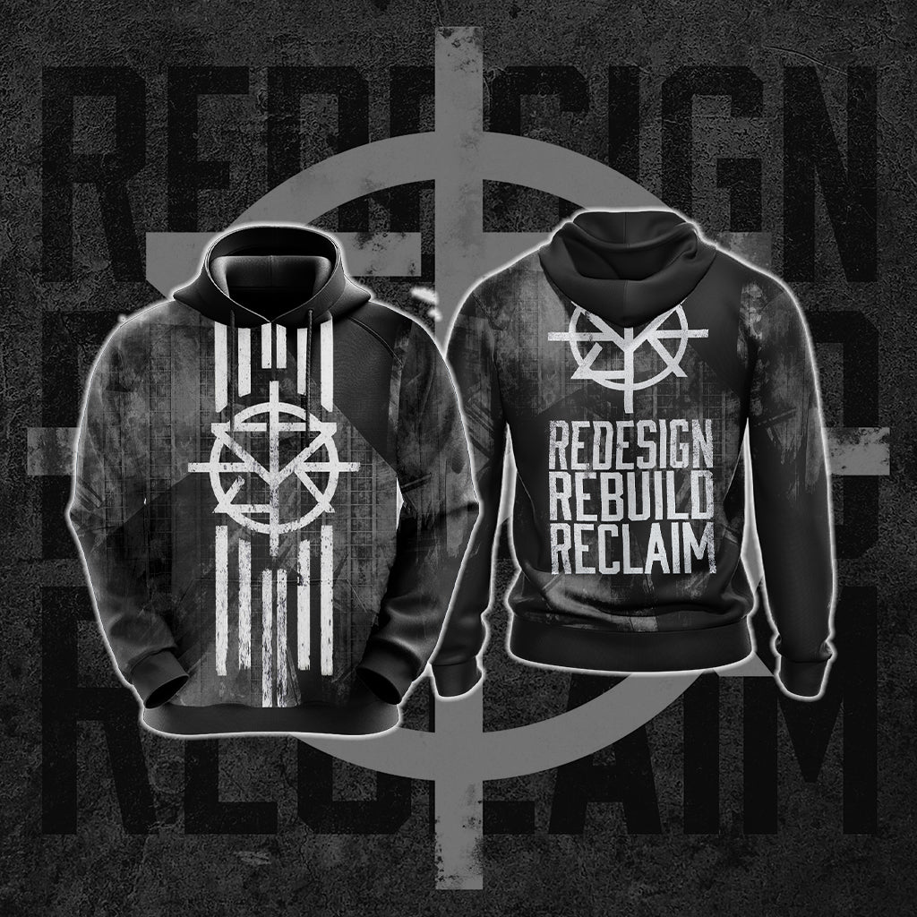 Seth Rollins - Redesign Rebuild Reclaim Unisex 3D T-shirt Hoodie S