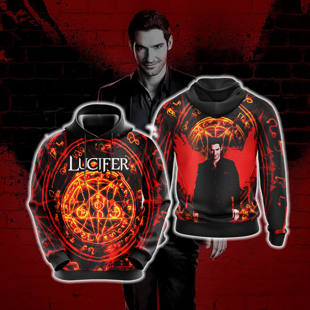 Lucifer New Version 2 Unisex 3D T-shirt Hoodie S