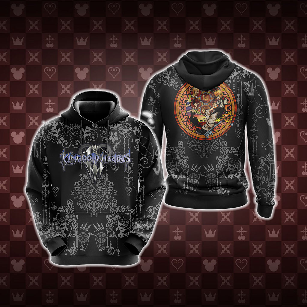 Kindom Hearts Unisex 3D T-shirt Hoodie S