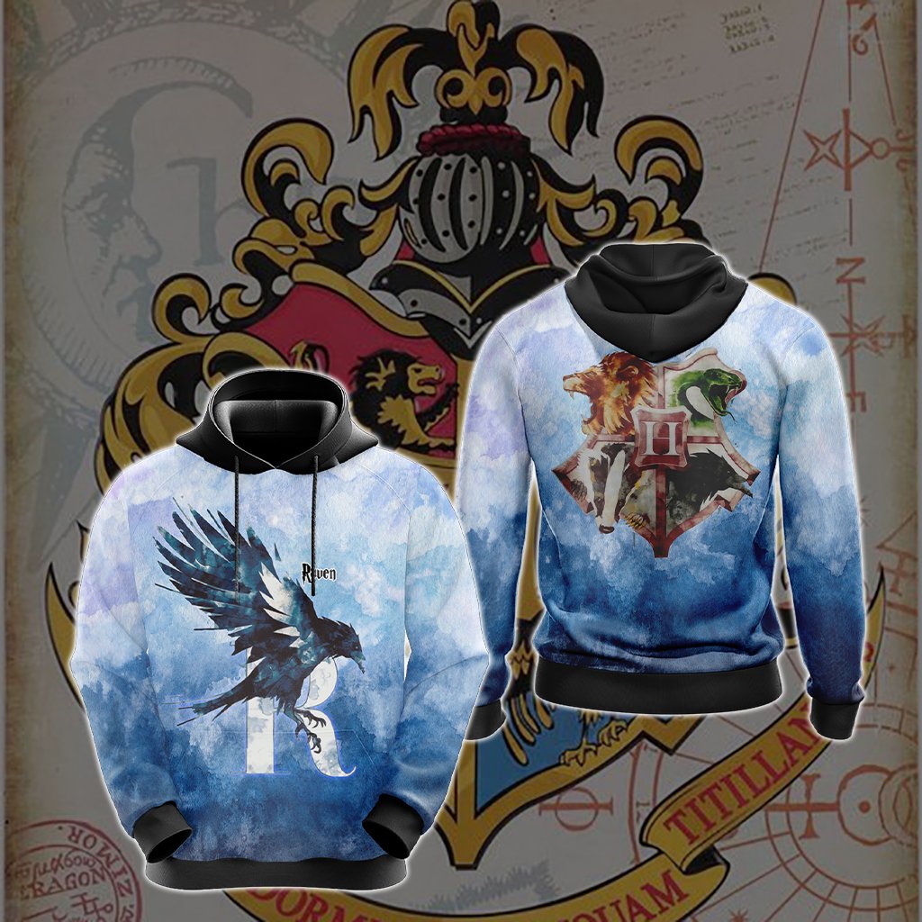Wise Like A Ravenclaw Harry Potter New Version Unisex 3D T-shirt Hoodie S