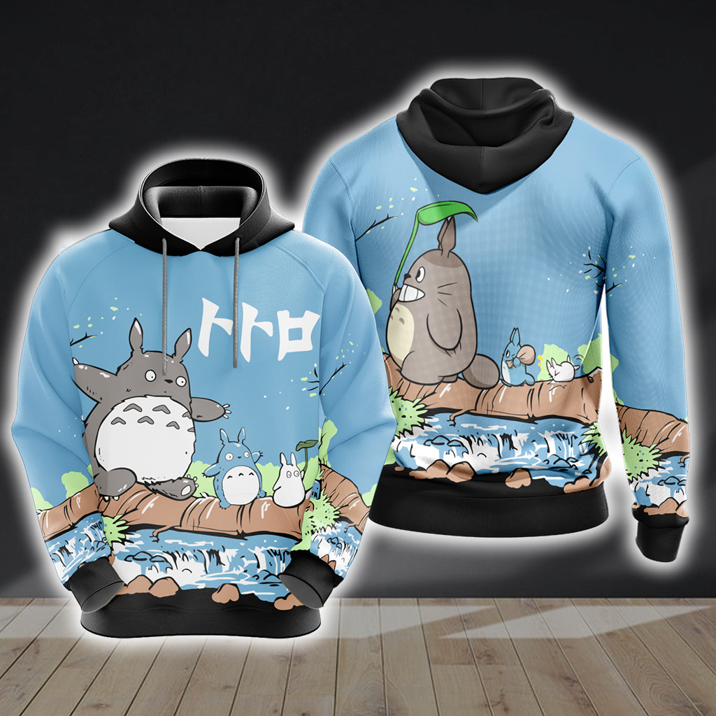 Totoro Unisex 3D T-shirt Hoodie S