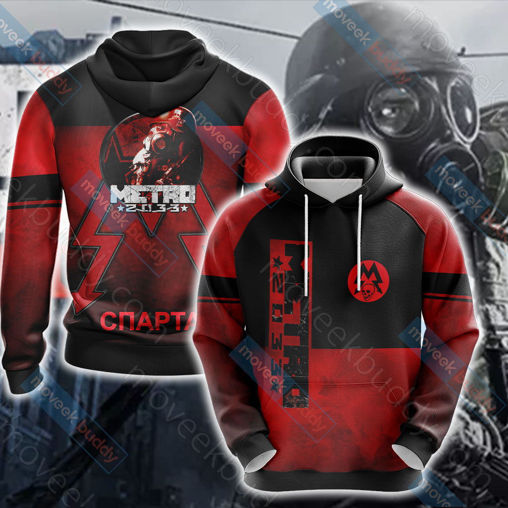 Metro 2033 Unisex 3D T-shirt Hoodie S