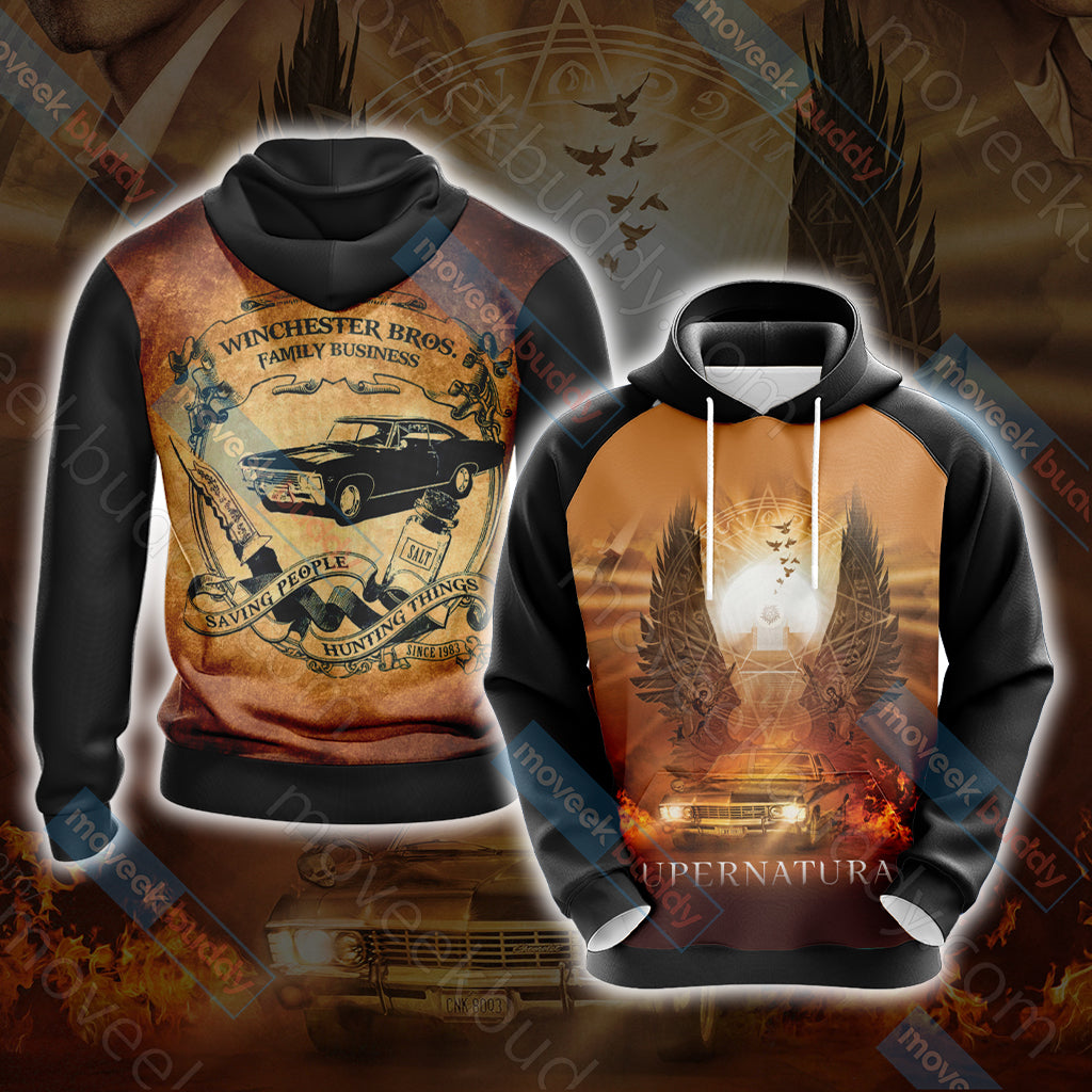 Supernatural New Collection Unisex 3D T-shirt Hoodie S