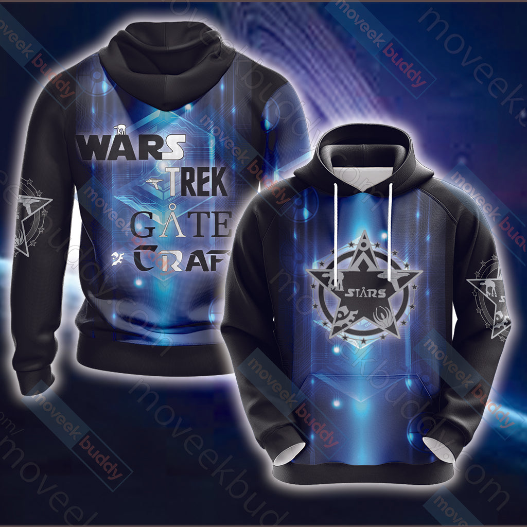 Geek All Stars Unisex 3D T-shirt Hoodie S