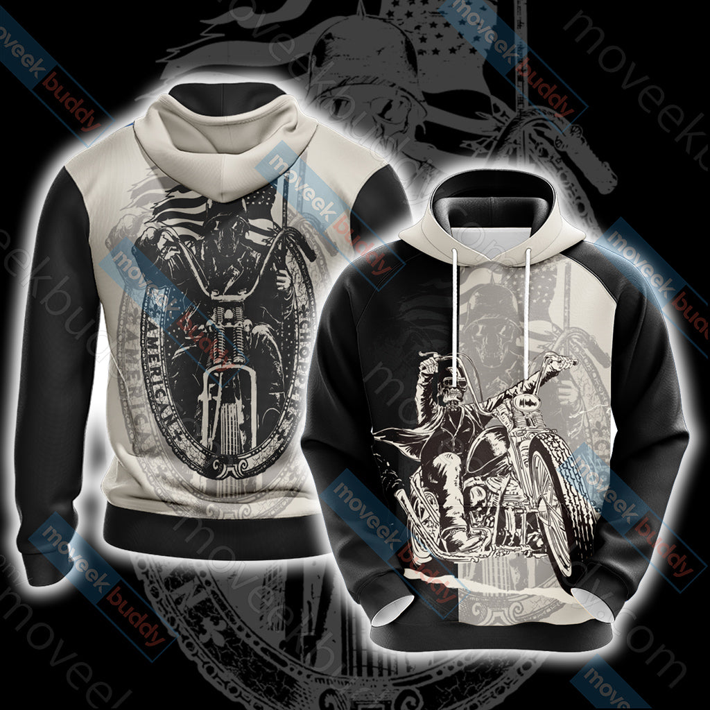 American Chopper Unisex 3D T-shirt Zip Hoodie XS