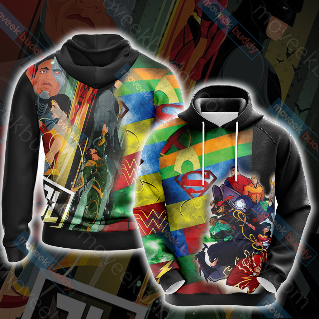 Justice League New Collection Unisex 3D T-shirt Hoodie S