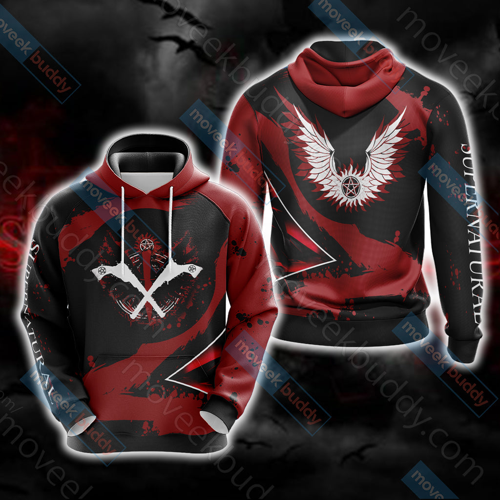 Supernatural New Unisex 3D T-shirt Hoodie S
